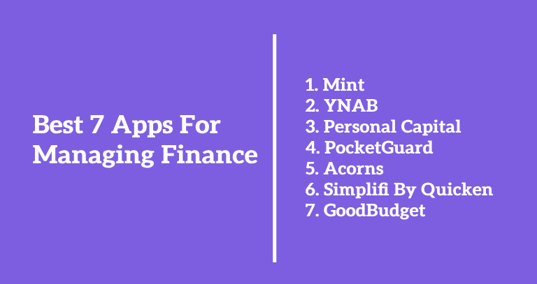 Read more about the article Best 7 Apps For Managing Finance